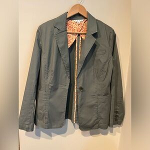 CAbi Olive Green Jacket Style 207 Size Small